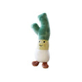 Plush Vegetable Keychain Soft Stuffed Toy Keyring - Green Onion
