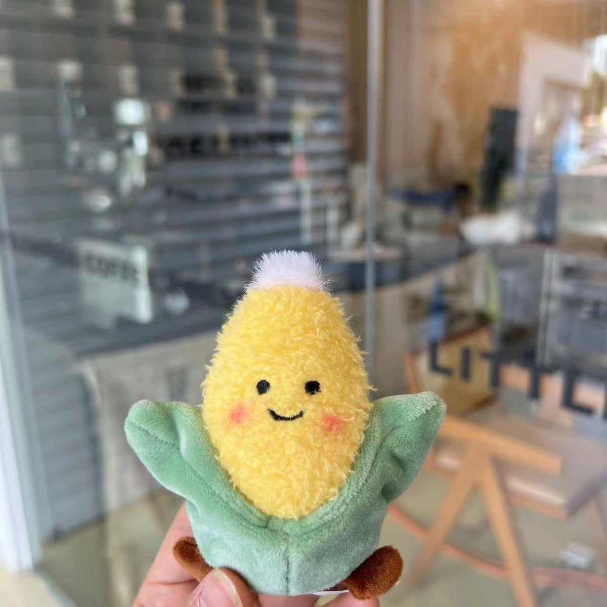 Plush Vegetable Keychain Soft Stuffed Toy Keyring - Green Onion - view 15
