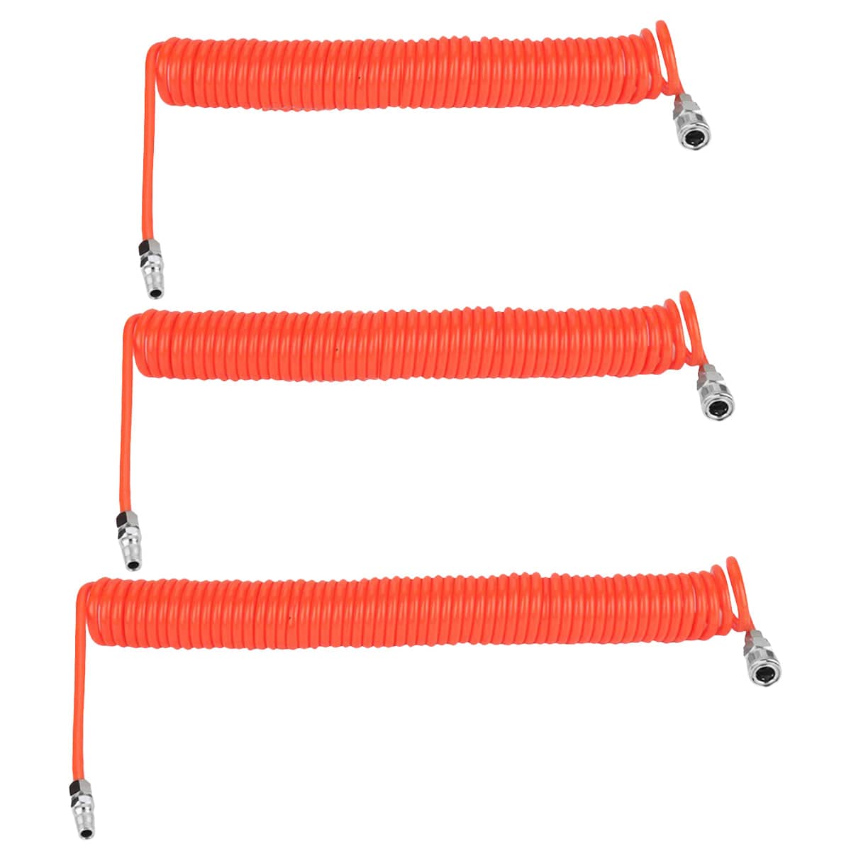 Pneumatic Telescopic Spring Air Hose for Air Compressors, PE Tube - 15 m - view 3
