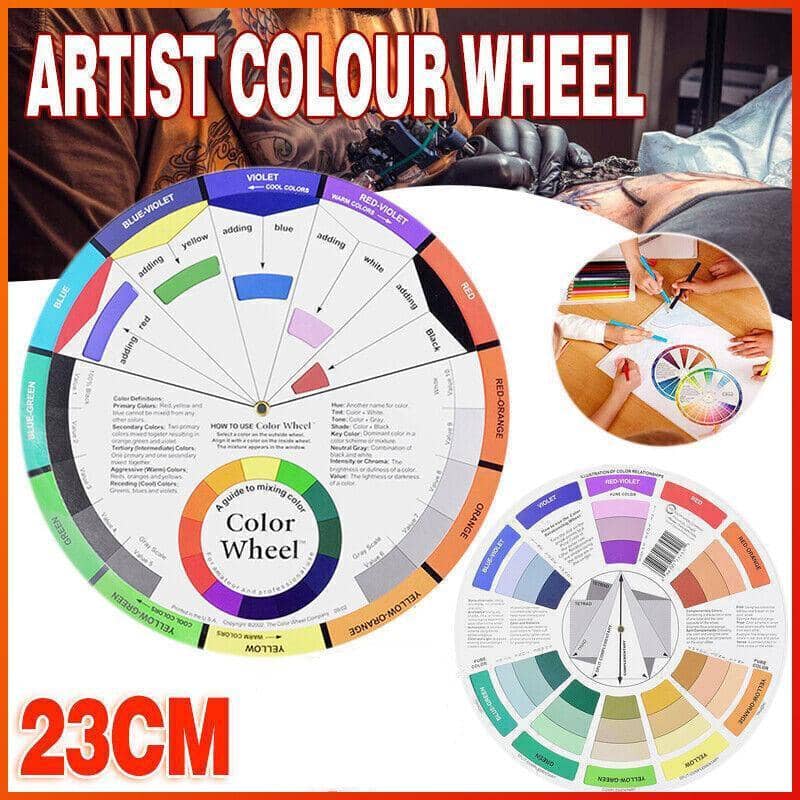 Pocket Artist Colour Wheel Guide for Mixing Colours