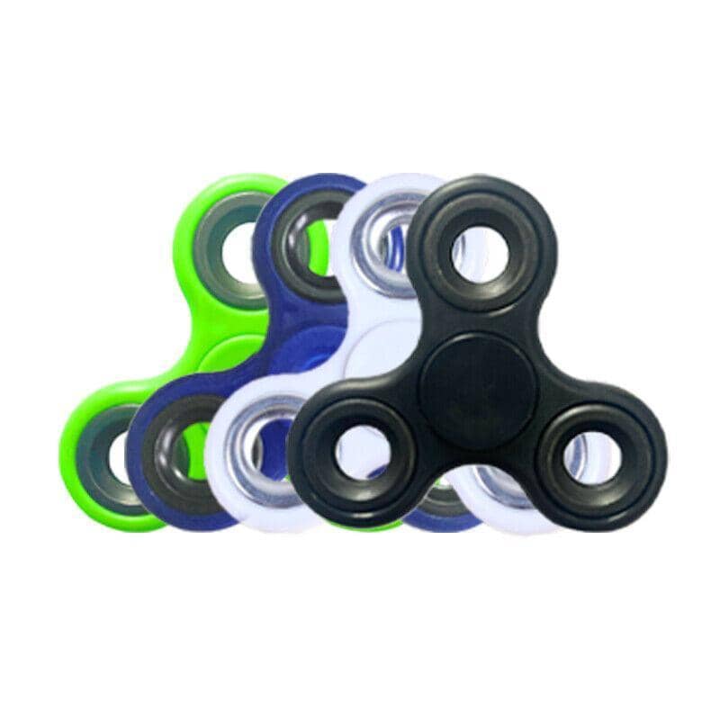 Pocket Fidget Spinner in Plastic - Black - view 3