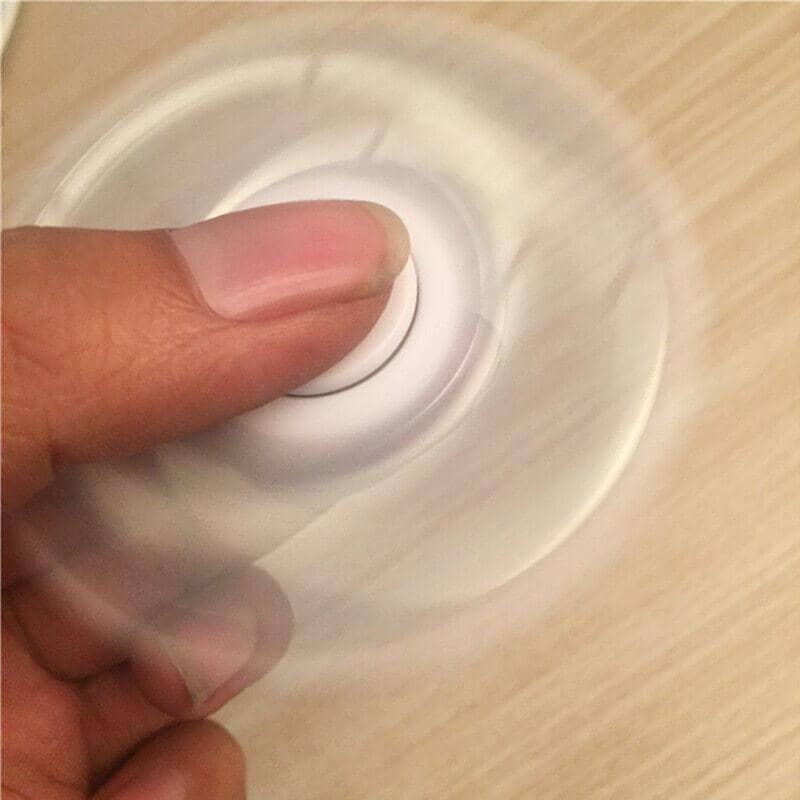 Pocket Fidget Spinner in Plastic - Black - view 4