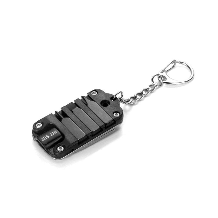 Pocket Knife 3-In-1 Stainless Steel Combination Tool - Black