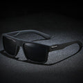 Polarised Men's Square Frame Sports Sunglasses - Grey Arms - view 5