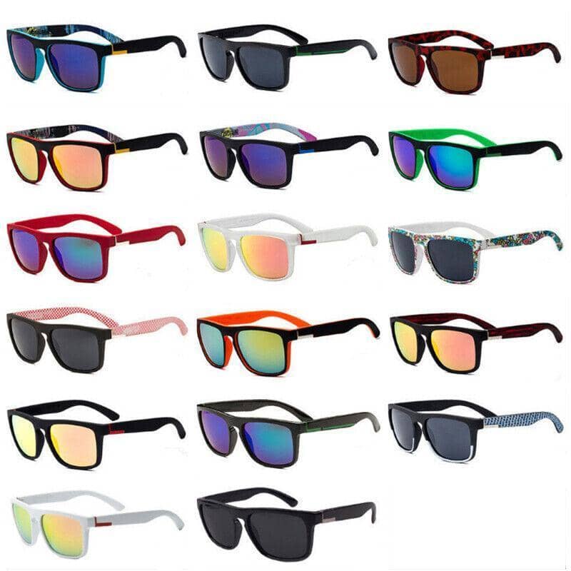 Polarised Square Frame Sunglasses - Style 3, Brown Lenses, Tortoiseshell-Look Frame - view 3