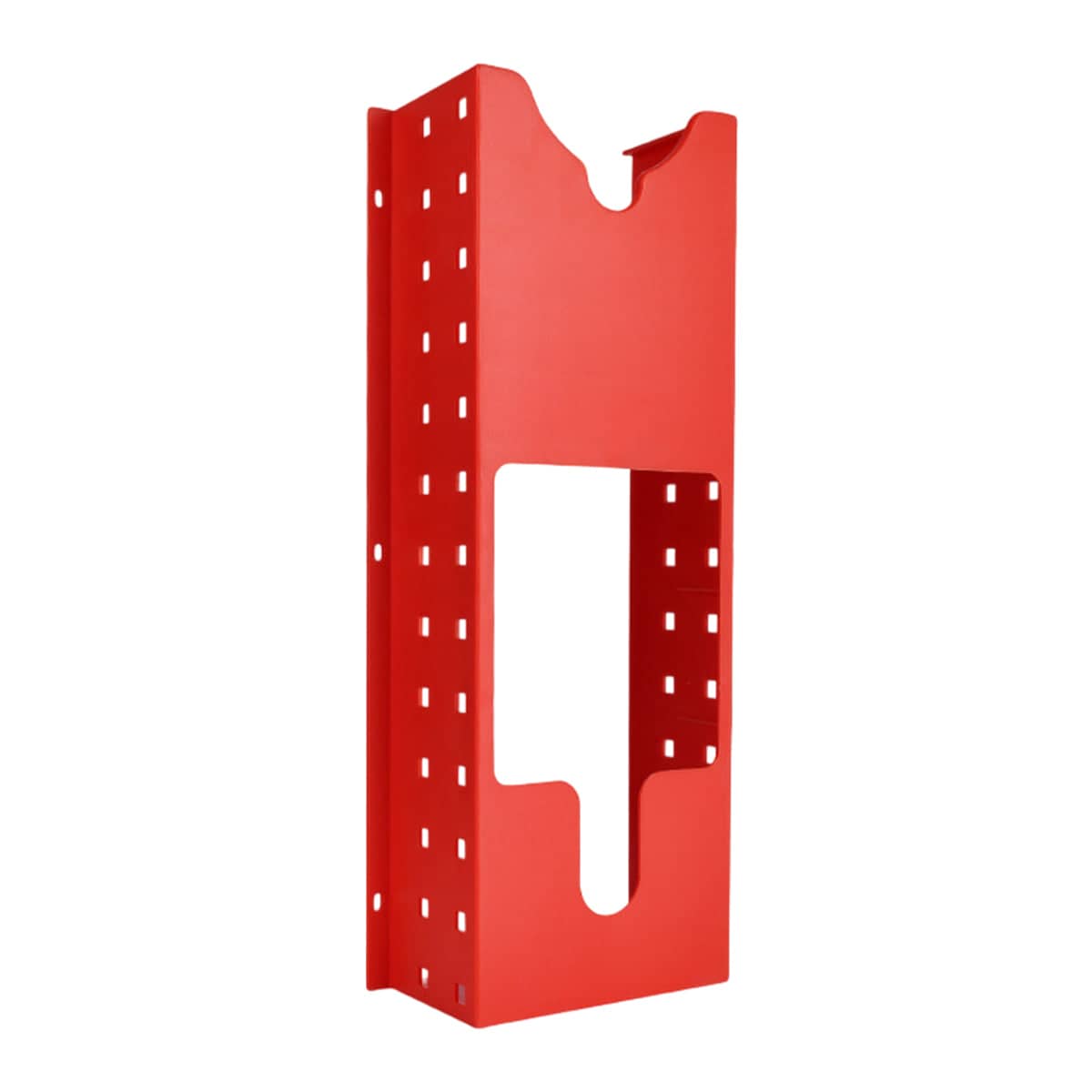 Polisher Storage Rack, Wall-Mounted Red Plastic Tool Organiser for Workshops and Garages - view 2