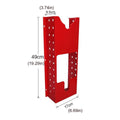 Polisher Storage Rack, Wall-Mounted Red Plastic Tool Organiser for Workshops and Garages - view 3