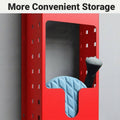 Polisher Storage Rack, Wall-Mounted Red Plastic Tool Organiser for Workshops and Garages - view 4