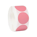 Polka Dot Round Seal Stickers, 8 Rolls of 500 - Pink