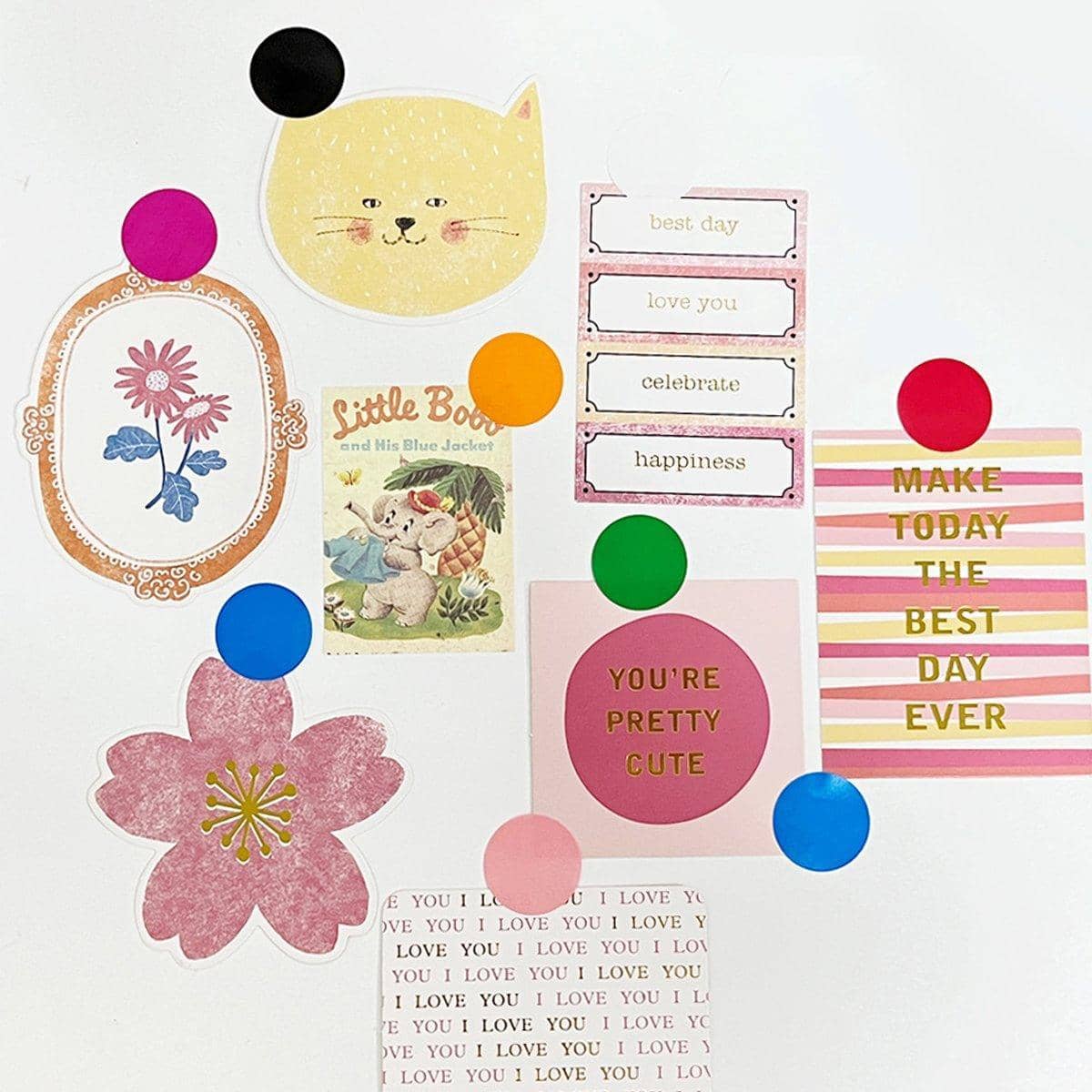 Polka Dot Round Seal Stickers, 8 Rolls of 500 - Pink - view 5