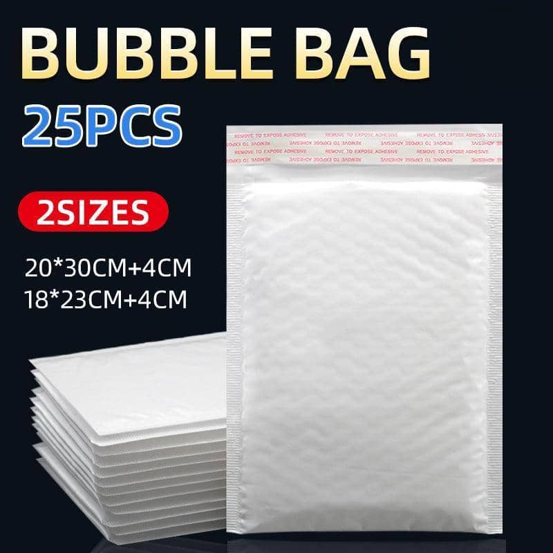 Poly Bubble Mailers White Padded Envelopes 18 x 23 cm Plus 4 cm - Pack of 100 - view 2