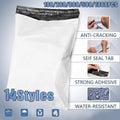 Poly Mailer Bags, Self-Sealing Courier Satchels - 45 x 60 cm, Pack of 100 - view 2