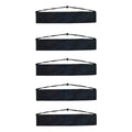 Polyester Drawstring Storage Bags for Tripod and Lamp Stands, Pack of 5 - 50 x 10 cm
