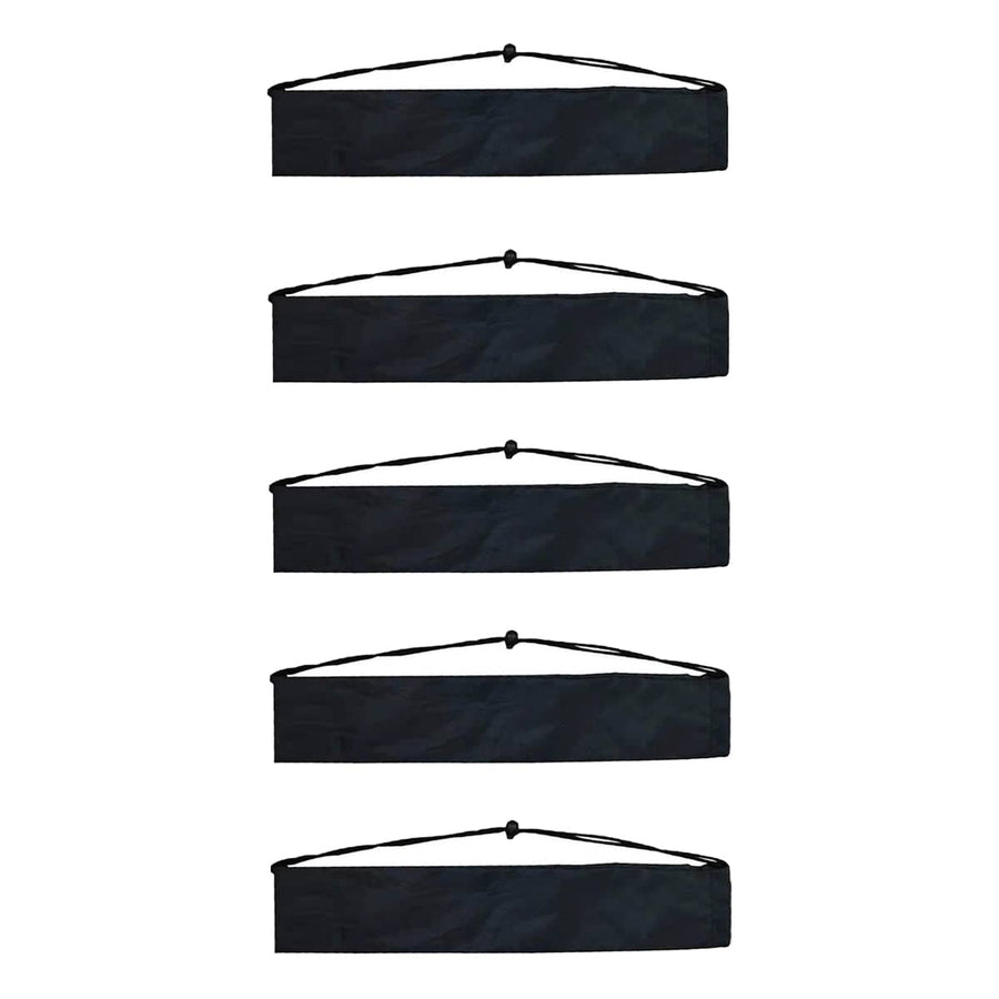 Polyester Drawstring Storage Bags for Tripod and Lamp Stands, Pack of 5 - 50 x 10 cm