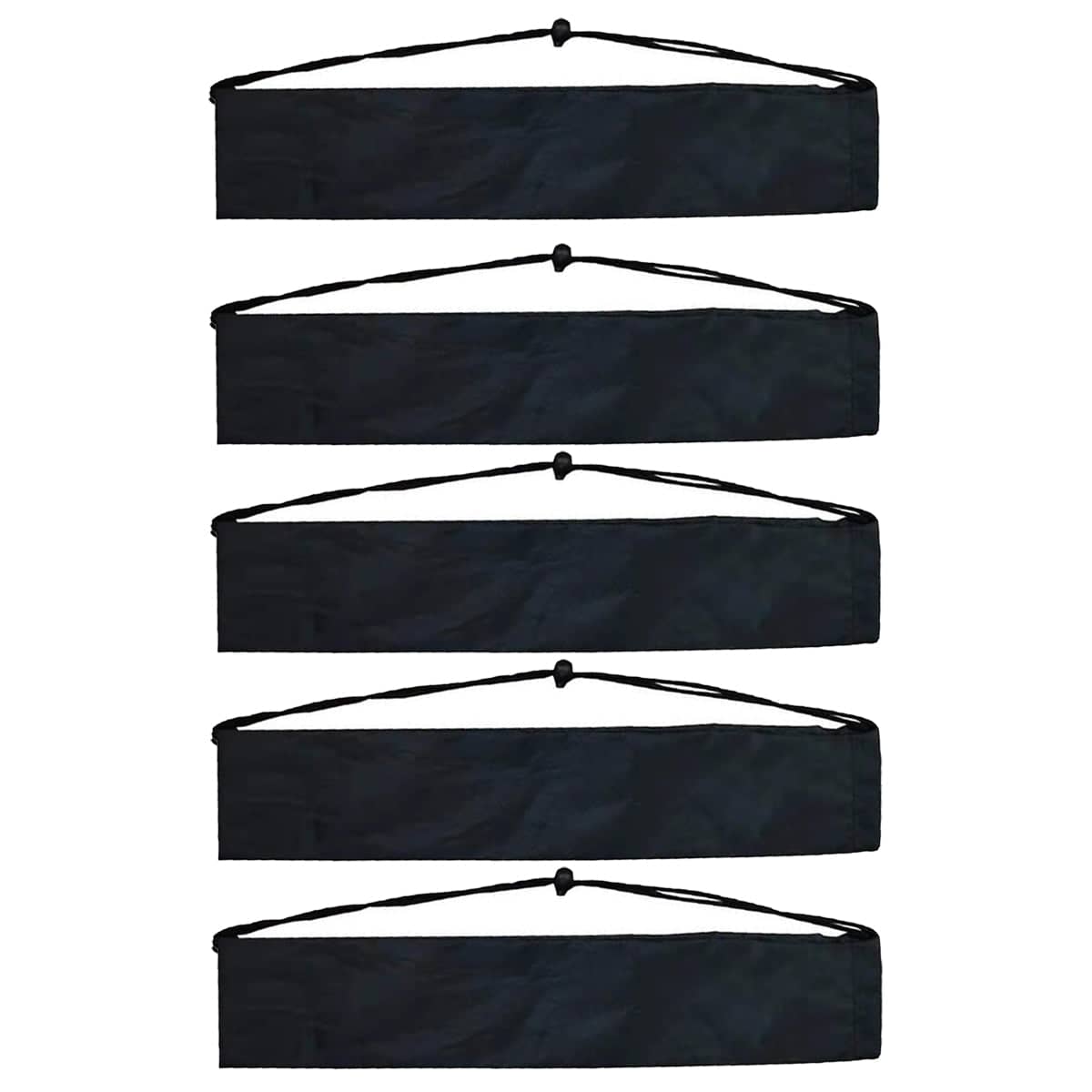 Polyester Drawstring Storage Bags for Tripod and Lamp Stands, Pack of 5 - 74 x 22 cm