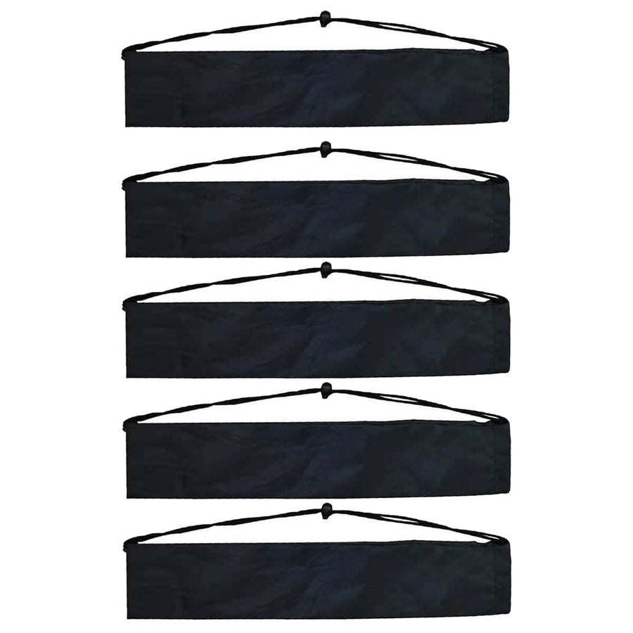 Polyester Drawstring Storage Bags for Tripod and Lamp Stands, Pack of 5 - 74 x 22 cm