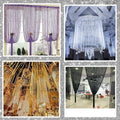 Polyester String Door Curtain Divider for Bedrooms and Weddings, 1 m x 2 m - Silver - view 5