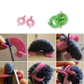 Pom Pom Maker Kit, 8 Pieces, 3.5 cm, 5.5 cm, 7 cm and 9 cm - view 4
