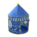 Pop up Castle Play Tent, 135 cm High - Blue