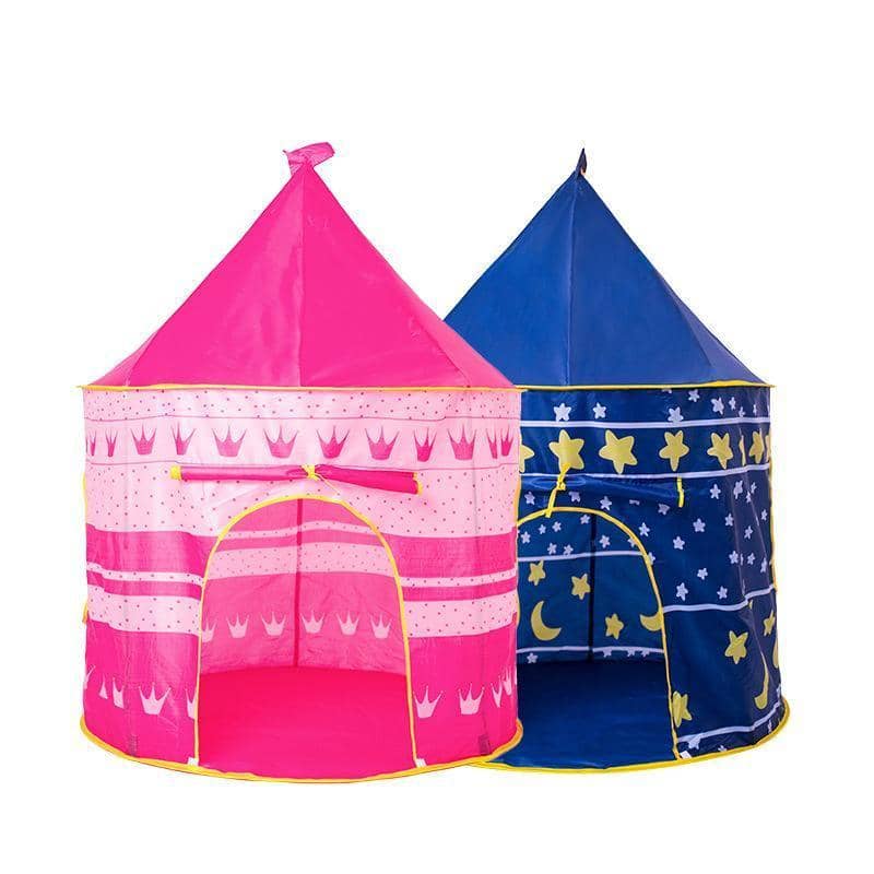 Pop up Castle Play Tent, 135 cm High - Blue - view 3