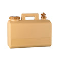 Portable 20L Water Tank Container with Tap Camping Car Outdoor Storage - Khaki