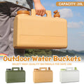 Portable 20L Water Tank Container with Tap Camping Car Outdoor Storage - Khaki - view 2