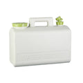 Portable 20L Water Tank Container with Tap Camping Car Outdoor Storage - White