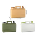 Portable 20L Water Tank Container with Tap Camping Car Outdoor Storage - White - view 4