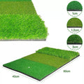 Portable 3-In-1 Golf Training Mat for Driving, Chipping and Putting - view 3
