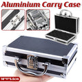 Portable Aluminium Storage Case with Foam Lining and Double Lock
