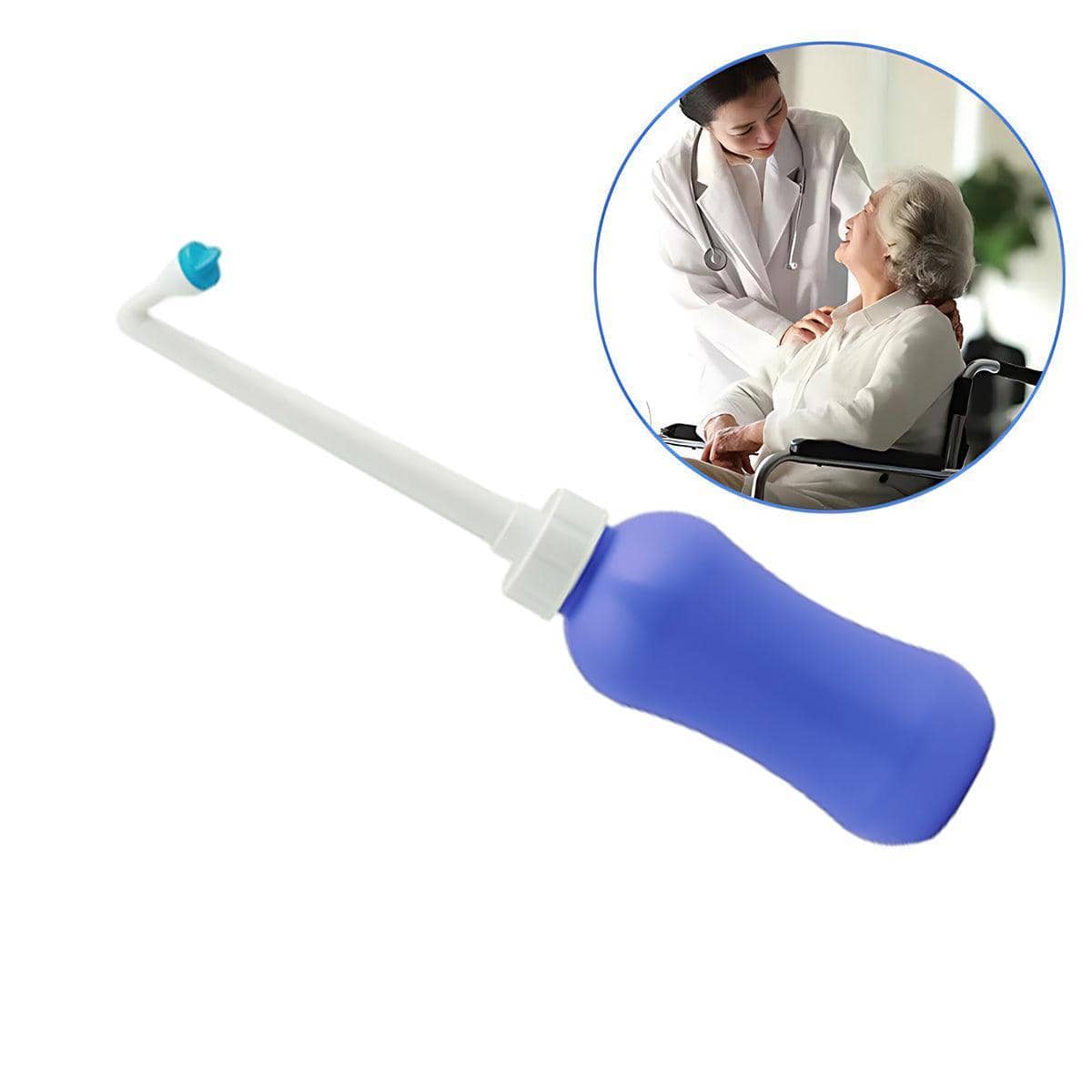 Portable Bidet Sprayer Peri Bottle, 450 ml Hygiene Care for Toilet and Shower - view 5