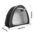 Portable Bike Tent Shelter, Waterproof - Black, 200 x 80 x 165 cm - view 3
