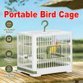 Portable Bird Cage Travel Carrier with Handle for Parakeets and Cockatiels