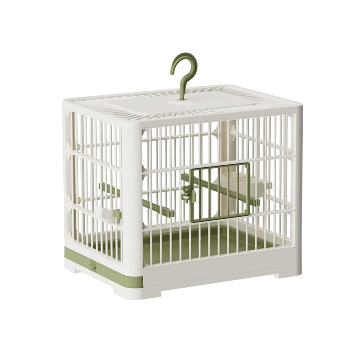 Portable Bird Cage Travel Carrier with Handle for Parakeets and Cockatiels - view 2