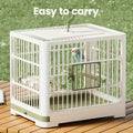 Portable Bird Cage Travel Carrier with Handle for Parakeets and Cockatiels - view 5