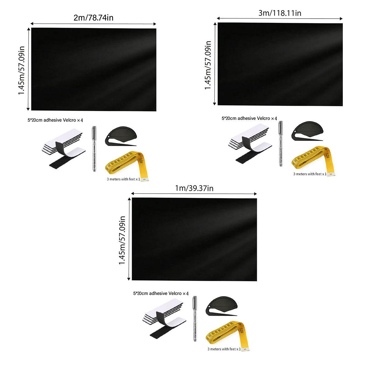 Portable Blackout Curtain with Hook-And-Loop Strips - 3 m x 1.45 m - view 4