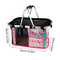 Portable Breathable Pet Carrier Basket for Cats and Small Dogs - Blue - view 4