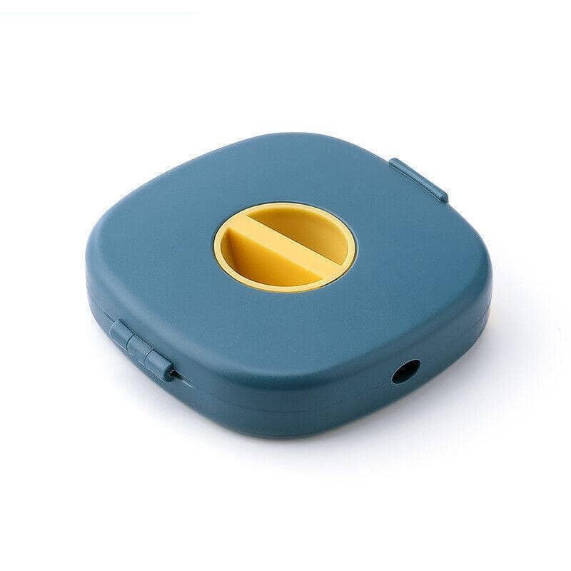 Portable Cable Organiser Box, Cable Winder Storage Case - Single, Blue