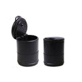 Portable Car Ashtray with LED Light, Pack of 2 - Black - view 2