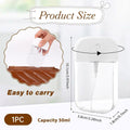 Portable Card Spray Bottle, 50 ml Refillable Travel Bottle - view 3