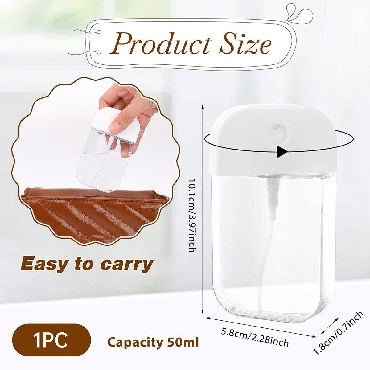 Portable Card Spray Bottle, 50 ml Refillable Travel Bottle - view 3