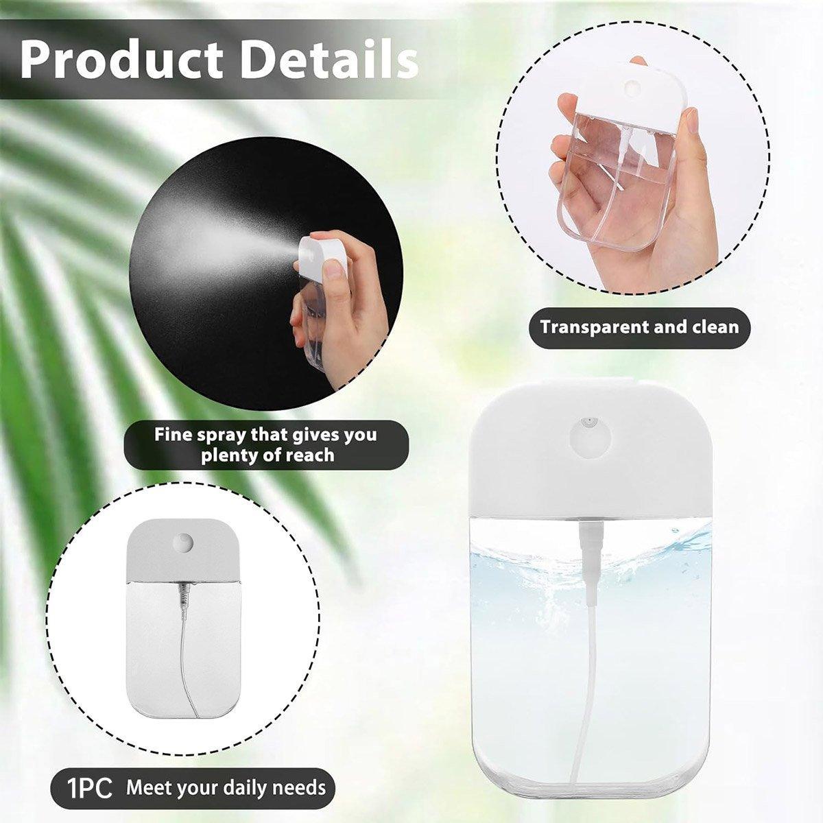 Portable Card Spray Bottle, 50 ml Refillable Travel Bottle - view 5