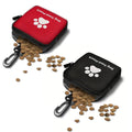 Portable Dog Treat Bag with Leak-Proof Zip Seal - Red - view 3