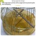 Portable Dome Bird Cage 40 cm Iron Wire with Hanging Hook and Tray for Small Birds - view 5