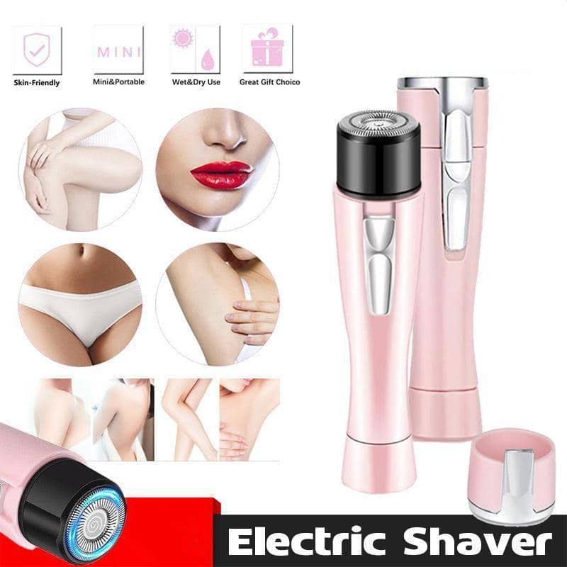 Portable Electric Hair Remover for Women, Face, Bikini, Legs and Underarms