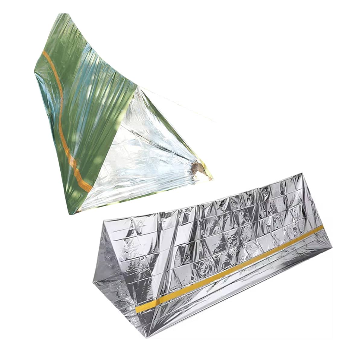 Portable Emergency Tent for Hiking and Camping - Green - view 3