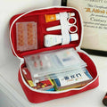 Portable Empty First Aid Bag for Camping and Travel - Red - view 5