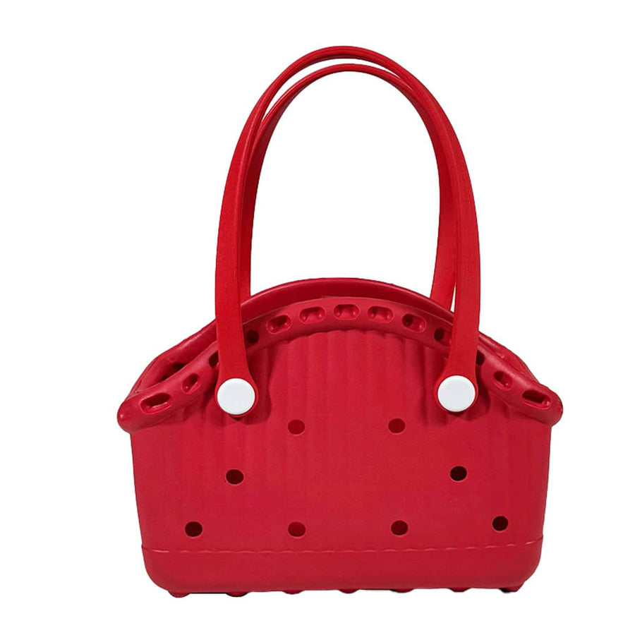 Portable EVA Pet Carrier Bag for Cats and Small Dogs - Red