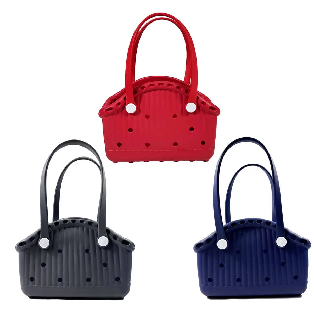 Portable EVA Pet Carrier Bag for Cats and Small Dogs - Red - view 3