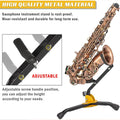Portable Foldable Alto and Tenor Saxophone Stand Non Slip for Music Practice - view 4
